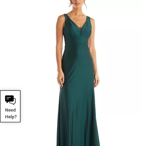 Morgan & Co. Dresses & Skirts - NEW Morgan & Co. Formal Dress Satin Cut-Out Hunter sz 5 Juniors